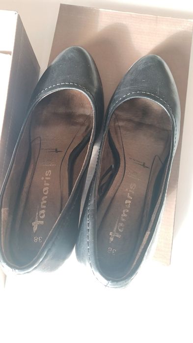 Кожени обувки Tamaris