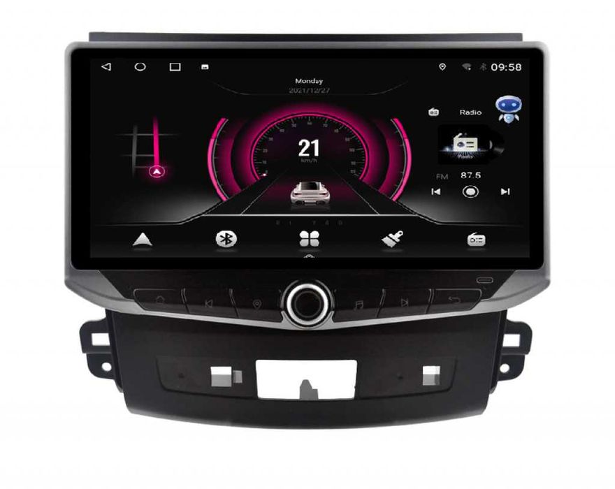 Сензорна мултимедийна система за автомобил с GPS навигация.