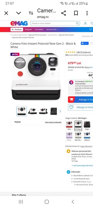 Polaroid Now Gen 2-Black&White