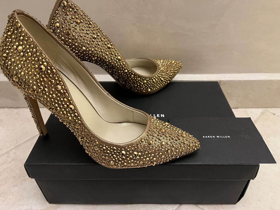 Karen Millen - обувки с камъни сваровски. Michael Kors, Bianci  -  39 номер - 50 евро.
