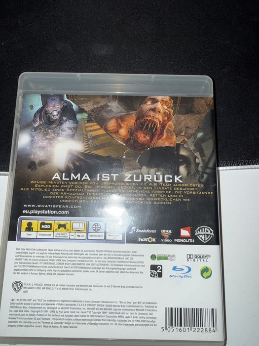 F.E.A.R. 2 Project Origin PS3 – stare bună