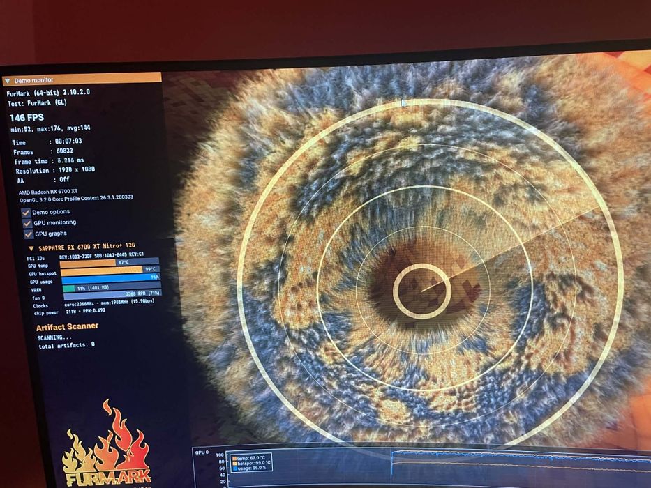 Видео карта Sapphire Nitro+ 6700 xt