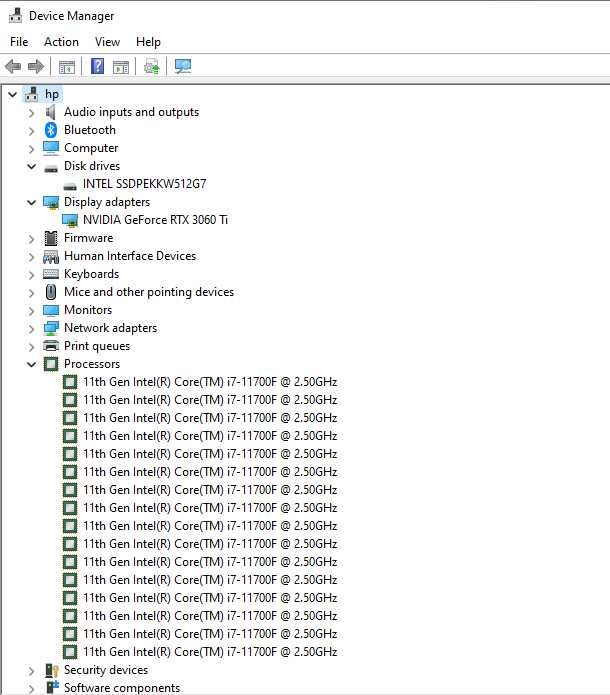 Calculator Gaming HP I7-11700F 32 GB RAM 500 GB SSD RTX 3060TI