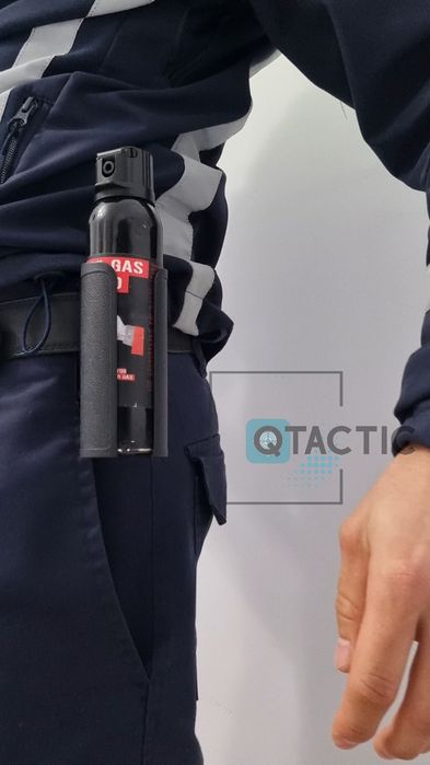 Port Spray iritant lacrimogen - prindere pe centură, rotire la 360 °