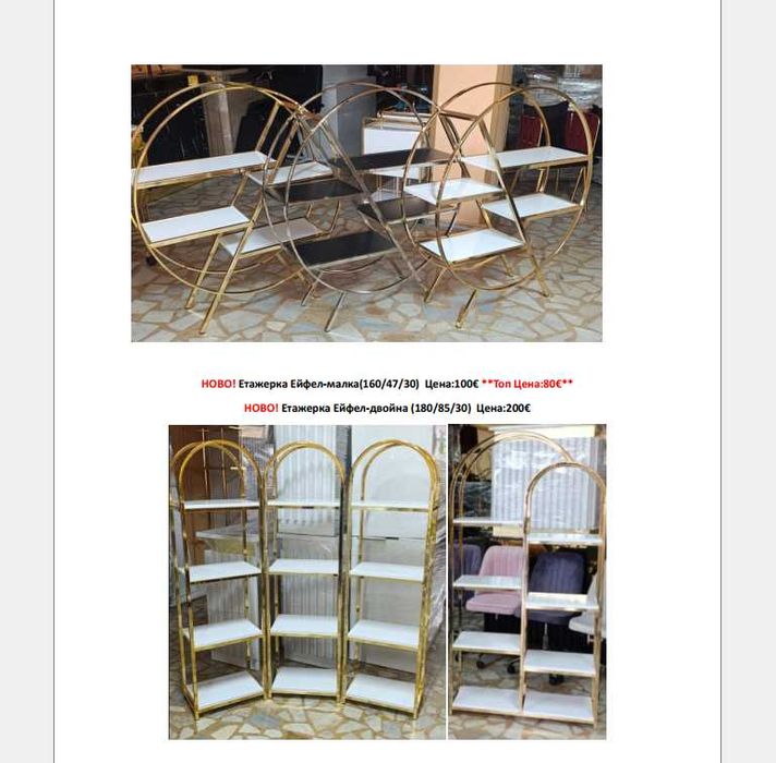 Етажерка за салони или магазин. АКЦИЯ!