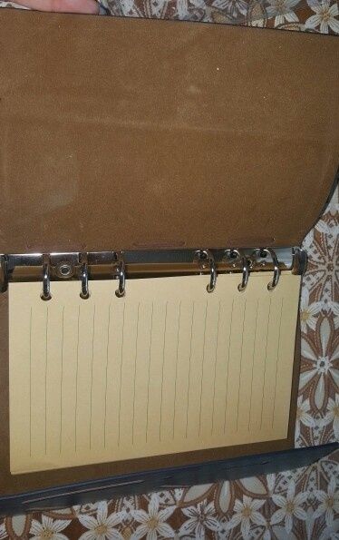 Кожаный блокнот