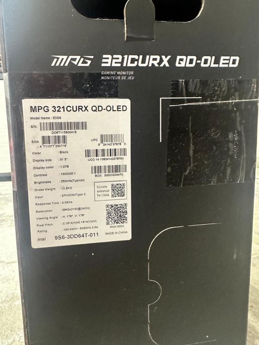 Vind Monitor MPG 321 CURx QD oled