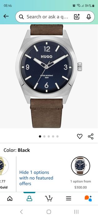 Hugo Watch часы мужские