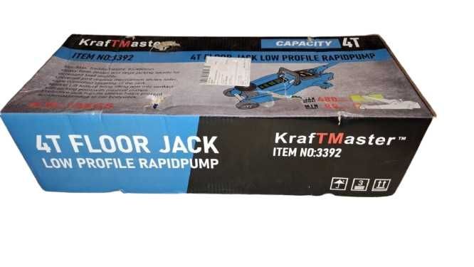 Нископрофилен крик Kraftmaster 4 тона крокодил с две помпи