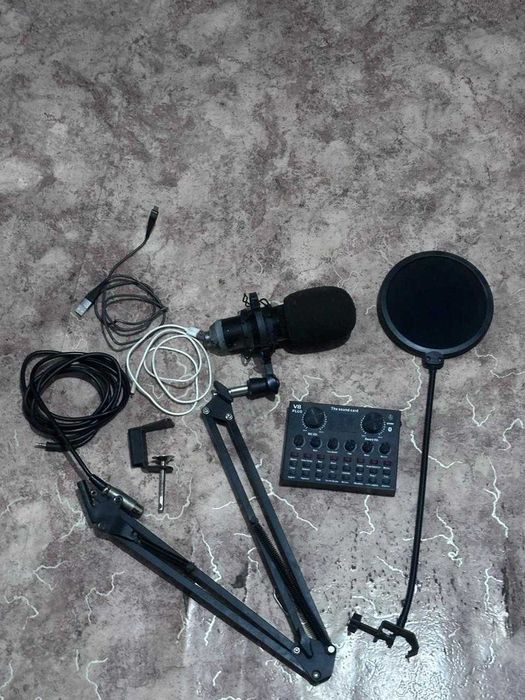 микрофон фифайн со звуковой картой