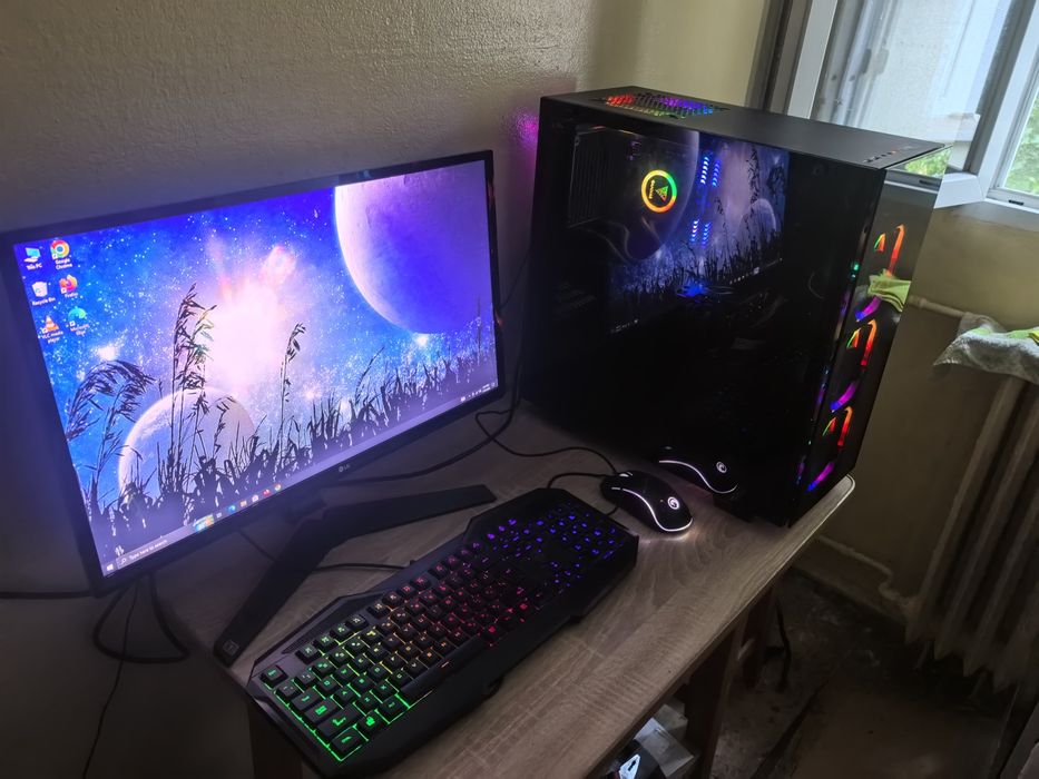 Calculator gaming complet i7 9700k gtx 1080ti schimb cu leptop de gami