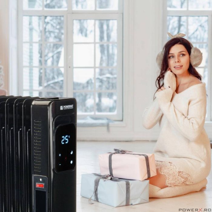 Incalzitor electric ceramic, 2500 W, radiator, 3 trepte de reglare a