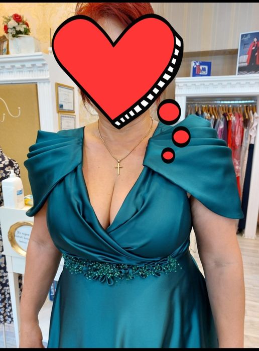 Vand rochie verde smarald