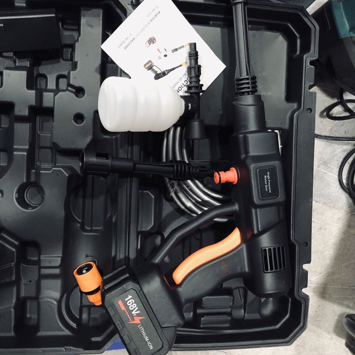 Аппарат мойки автомашин аккумулятор 168в