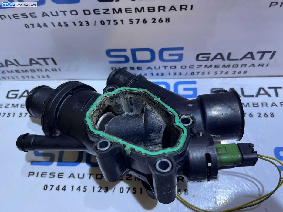 Corp Carcasa Termostat cu Senzor Temperatura Apa Ford Focus 3 2.0 TDCI 2010 - 2018 Cod 9682141580 [S0350]