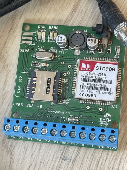 Seka gprs bus comunicator alarma sim rev 8.5