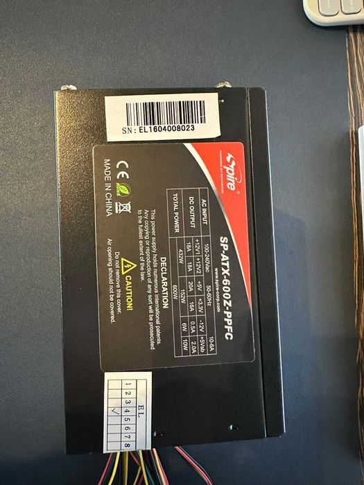 Sursa Spire SP-ATX-600Z-PPFC 600W