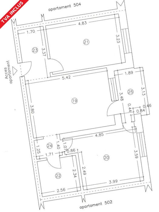 #Apartament cu vedere la mare · bucătărie separată 15.6m² · bloc nou