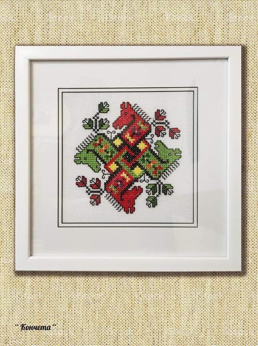 Български шевици в рамка. Ръчна бродерия. Подарък, украса за дома.