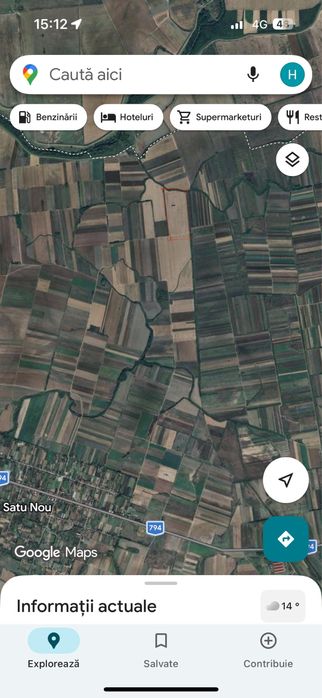 Teren de vânzare extravilan Satu Nou - Mișca, jud.Arad