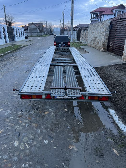 Remorcă platformă/trailer auto 8,5m, 2019, WIOLA 3500 kg