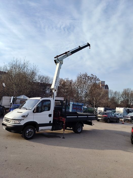 Транспортни услуги  Камион, Самосвал с кран до 5т с тристранно разтова