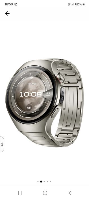 Smartwatch HUAWEI Watch 5, 46mm, Aerospace-Grade Titanium Case with Ti