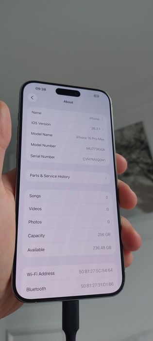 iPhone 15 PRO max - 256 GB - stare buna FARA PROBLEME