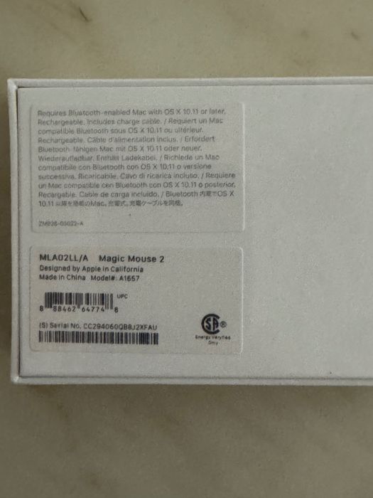 Magic mouse 2 новый в упак.