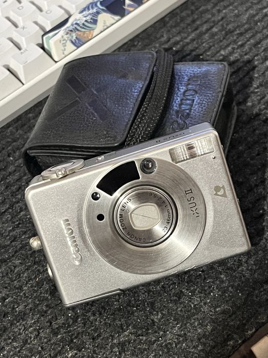 Canon IXUS II pe Film APS + Husă Originală