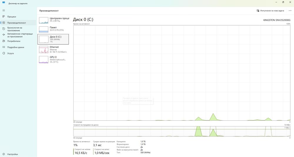 Геймърски Компютър i5 13400F / RTX 4060 / 32ГБ Рам G:RIGS SPARK Ultra