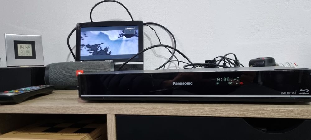 Dvd recorder blu ray Panasonic cu hdd 500 gb