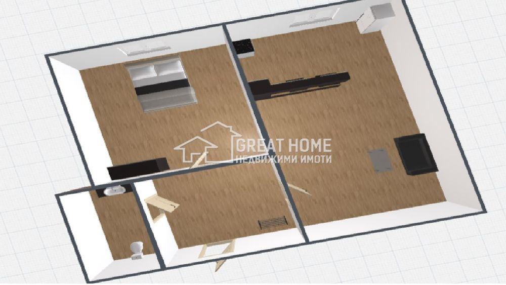 Продава се Двустаен апартамент в Търговище, Център - 42 кв.м за 850 €/кв.м - Снимка #8