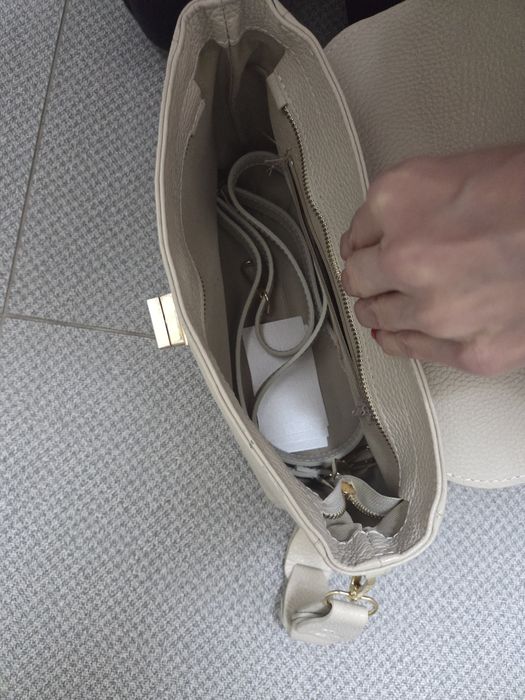 Чанта естествена кожа Cromia