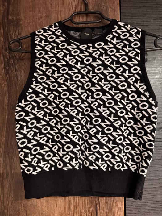 Дамски плетен топ Пинко