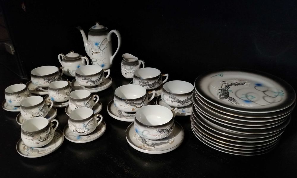 Японски сервиз за кафе и чай - Vintage Japan Handmade