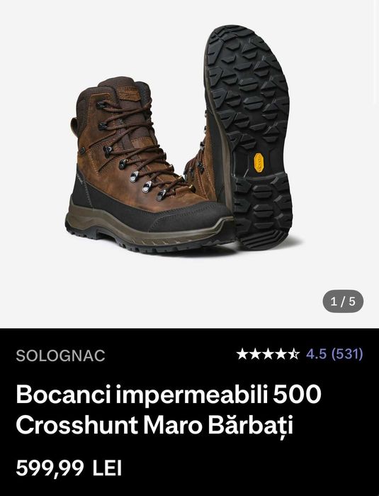 Bocanci solognac vânătoaree