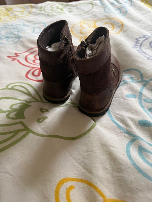 Детски боти за момиче Timberland естествена кожа