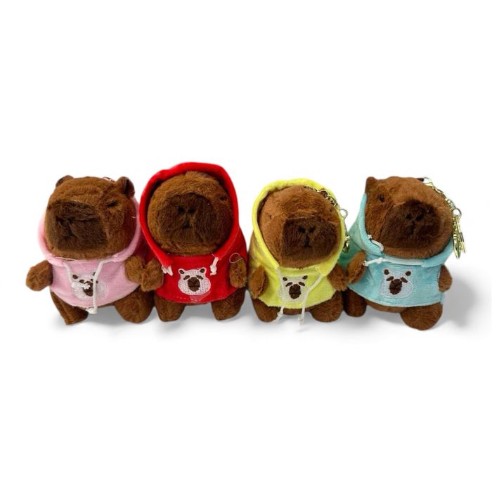 4 броя Плюшено мече с суичър – ключодържател