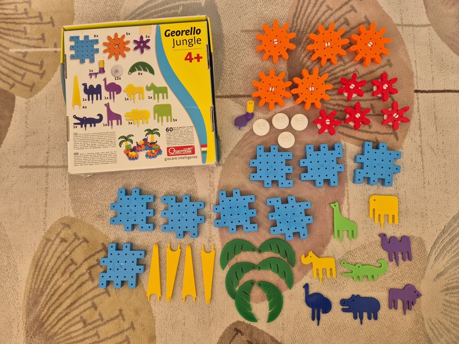 Georello jungle от Quercetti, дървен сет за готвене Playtive