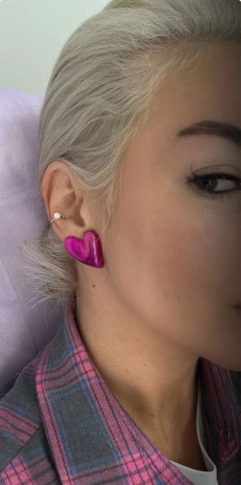 Лот обеци/обици сърца лято ‘24