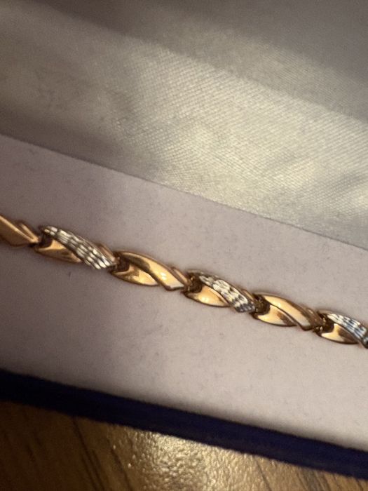 Шикарный золотой браслет