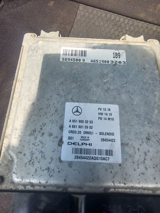 Kit pornire ECU Calculator motor Mercedes Sprinter 2.2CDI A6519003203, A6519012902