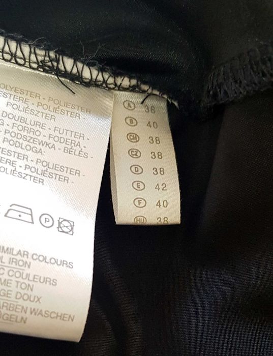 Rochie tripluvoal neagră Yessica (C&A)