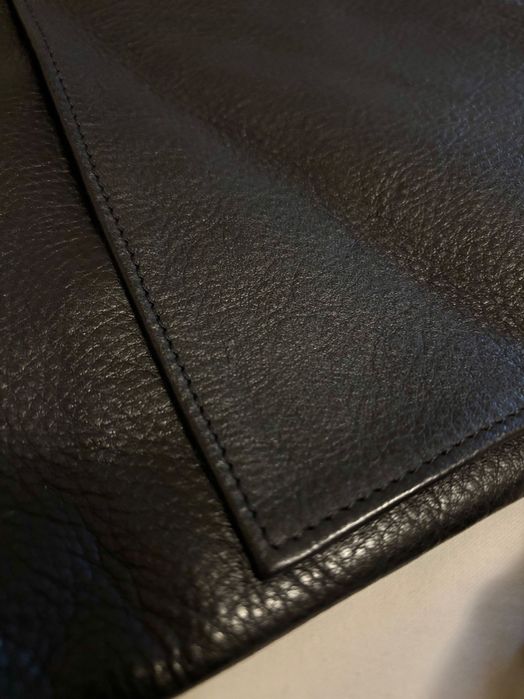 Geantă damă din piele – unicat, făcută manual (Italia) 29x29cm