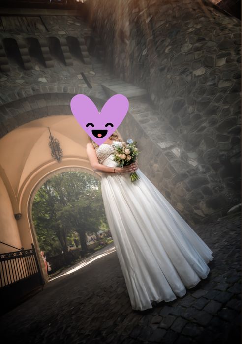 Rochie de mireasa matase