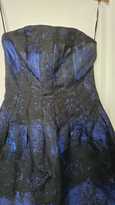 Rochie mini cu corset si buzunare, H&M, 38