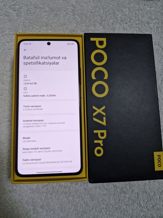 Poco X7 Pro 5G  12/256GB IDEAL