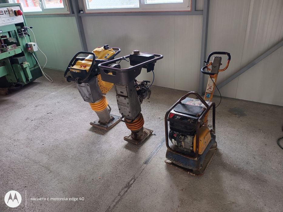 Трамбовки Bomag BT 65, BT58  и вибро плоча Mikasa MVH 120 GRA