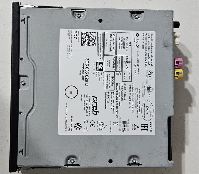 Navigatie VW, MIB3, activata full, wireless